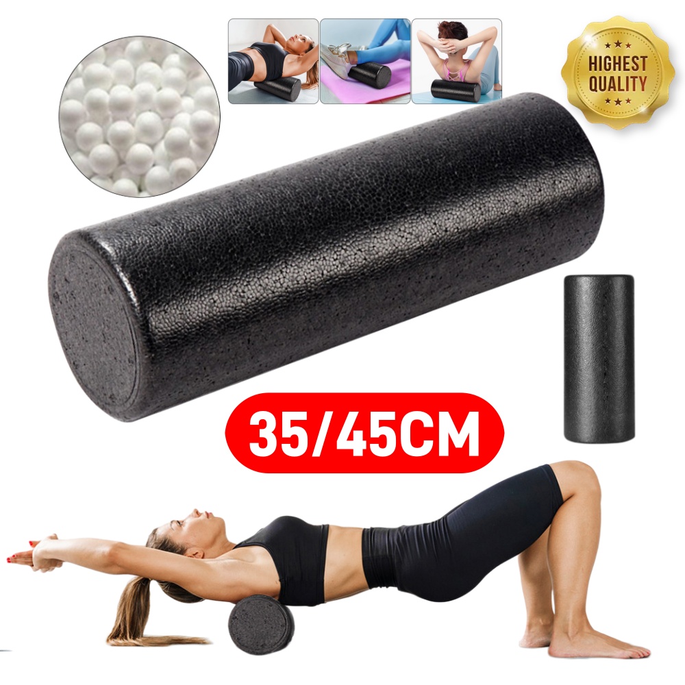 ลูกกลิ้งโฟมโยคะขนาด 35/45 ซม.  - Foam Roller บทวิจารณ์และราคา