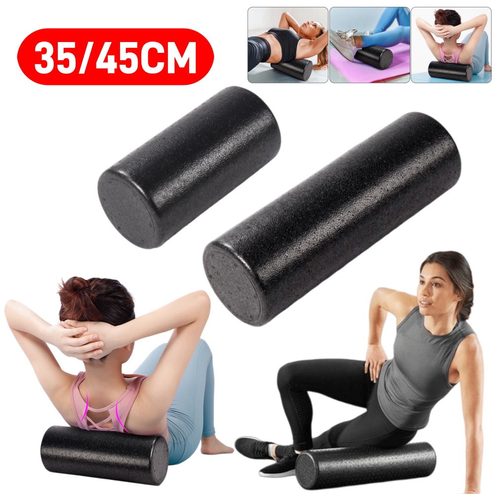 ลูกกลิ้งโฟมโยคะขนาด 35/45 ซม.  - Foam Roller บทวิจารณ์และราคา