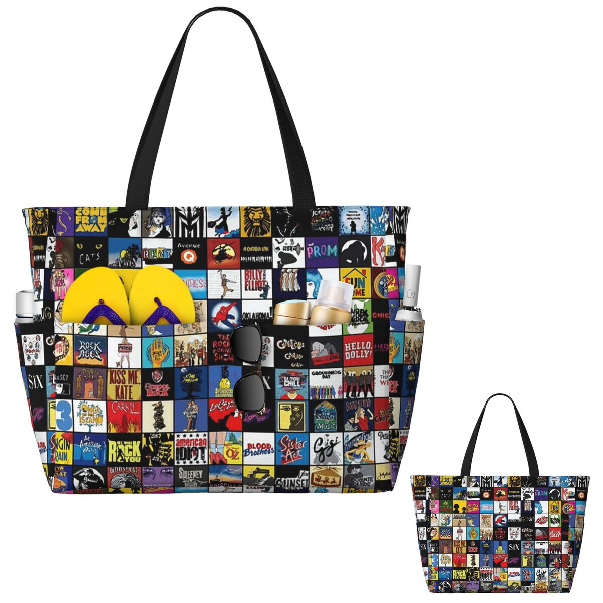 โลโก้โรงละครเพลงบродเวย์ -กระเ - Yoga Fitness Tote บทวิจารณ์และราคา