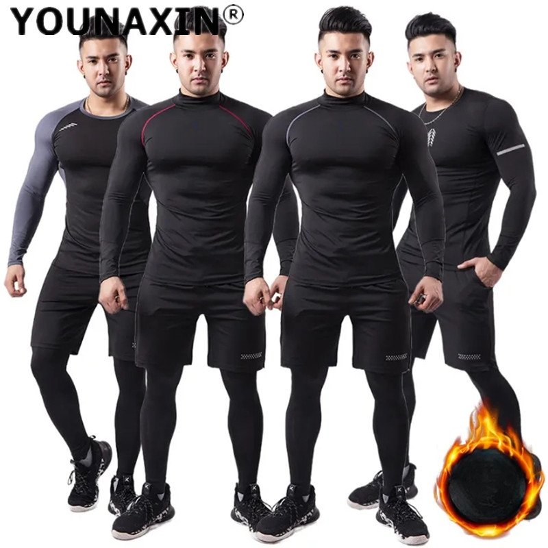 ชุดกีฬาผู้ชาย 3 ชิ้น ผ้าพลัฌ อ - Yoga Fitness Training บทวิจารณ์และราคา