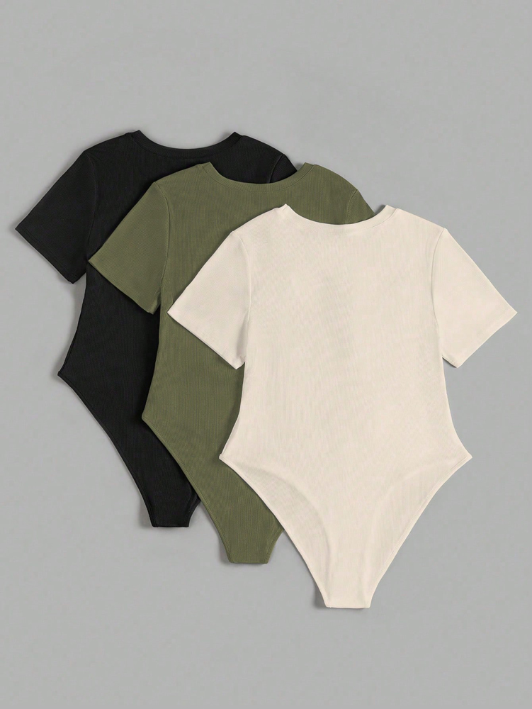 จั๊มสูทแขนสั้นคอกลมผู้หญิงขนาด - Yoga Fitness Jumpsuit บทวิจารณ์และราคา