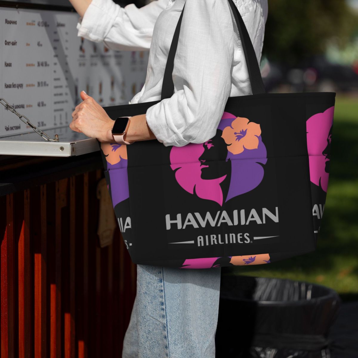 กระเป๋าโท้ทชายหาด กระเป๋าโยคะ  - Yoga Fitness Tote บทวิจารณ์และราคา