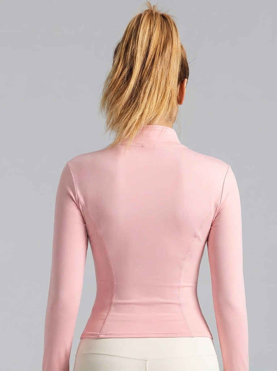 เสื้อโยคะสีชมพูอ่อนสำหรับผู้หญ - Yoga Of Fitness บทวิจารณ์และราคา