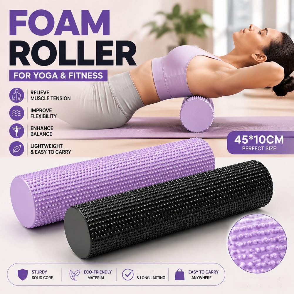 ลูกกลิ้งโฟมสำหรับนวดเพื่อสุขภา - Foam Roller บทวิจารณ์และราคา