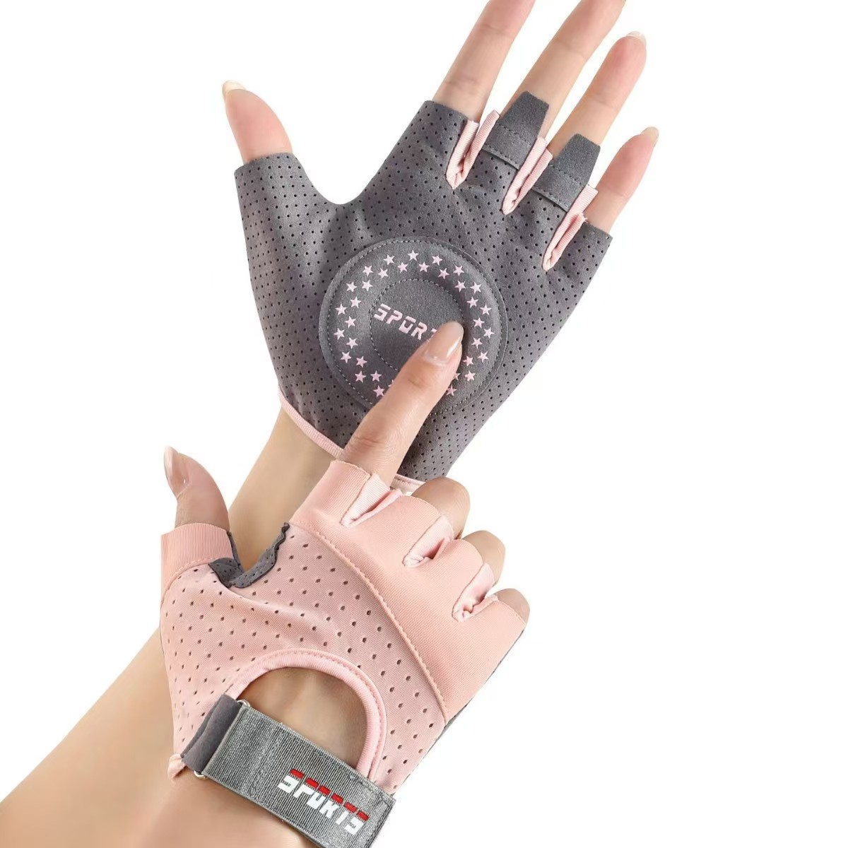 ถุงมือฟิตเนสหญิงโยคะกีฬา SPINN - Yoga Fitness Spinning บทวิจารณ์และราคา