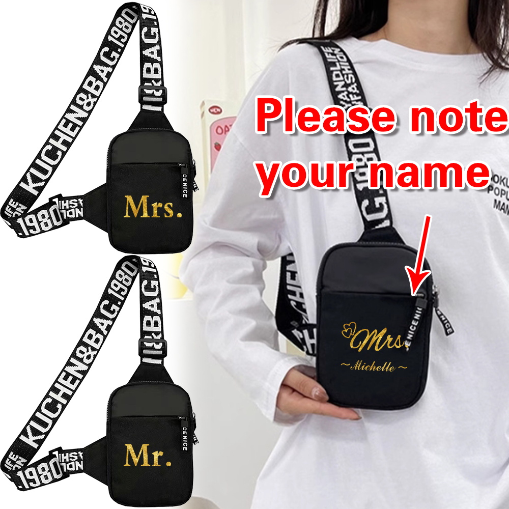 กระเป๋าคาดอกแบบปรับแต่งได้พร้อ - Yoga Fitness Name บทวิจารณ์และราคา