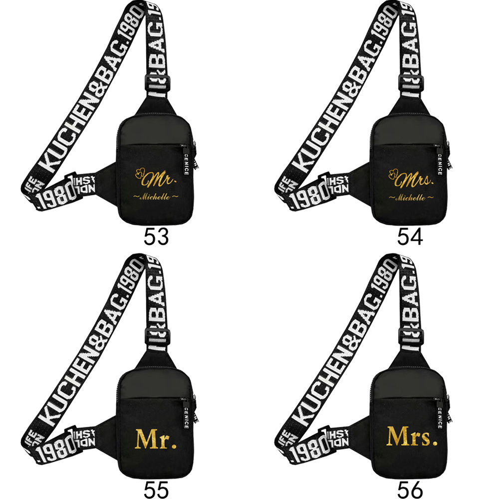 กระเป๋าคาดอกแบบปรับแต่งได้พร้อ - Yoga Fitness Name บทวิจารณ์และราคา
