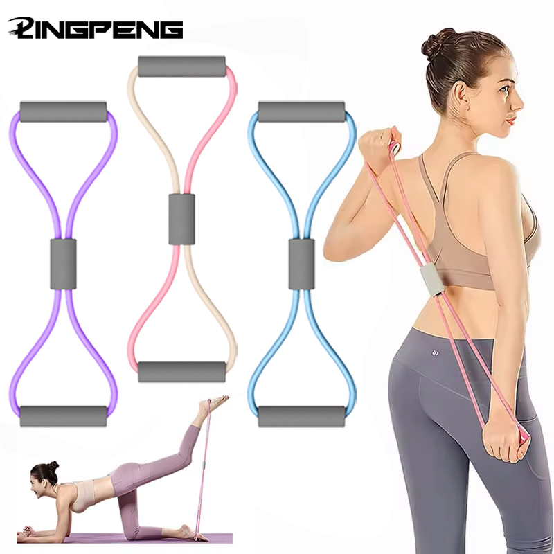 สายยางยืดออกกำลังกายแบบพกพา 1  - Yoga Fitness Trainer บทวิจารณ์และราคา