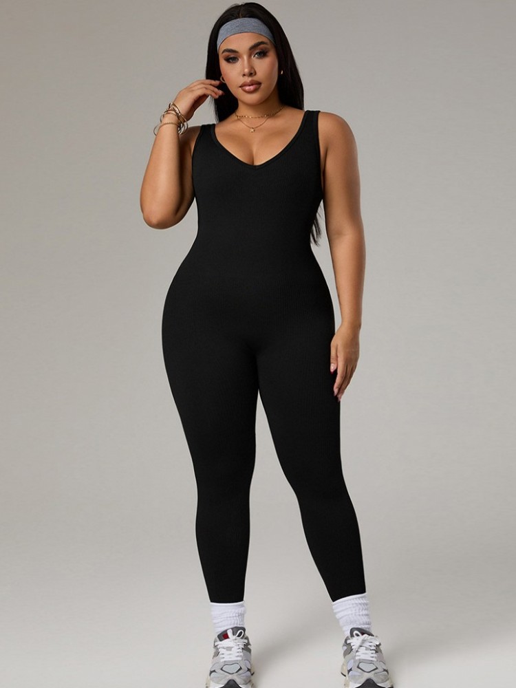 ชุดวอร์มออกกำลังกายสำหรับผู้หญ - Yoga Fitness Jumpsuit บทวิจารณ์และราคา