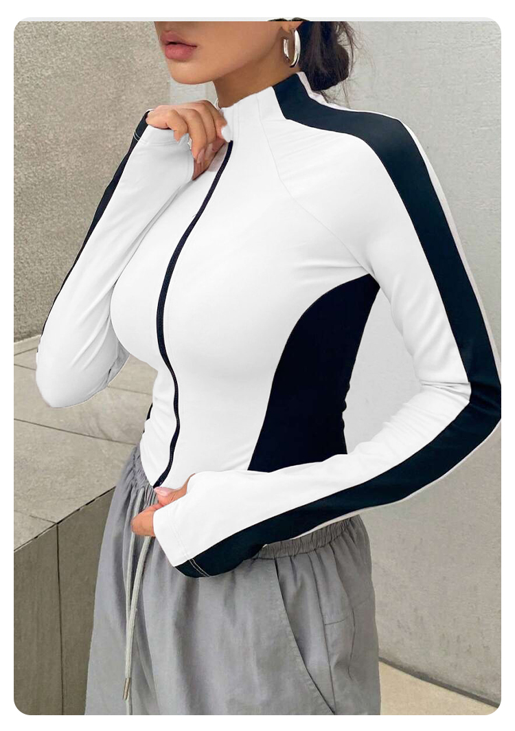 เสื้อโยคะคอตั้ง แจ็คเก็ตสำหรับ - Yoga Of Fitness บทวิจารณ์และราคา
