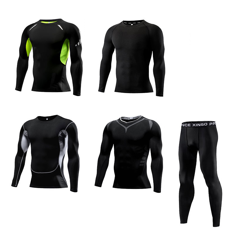 ชุดกีฬาบีบรัดรูปสำหรับผู้ชายปี - Yoga Fitness Training บทวิจารณ์และราคา