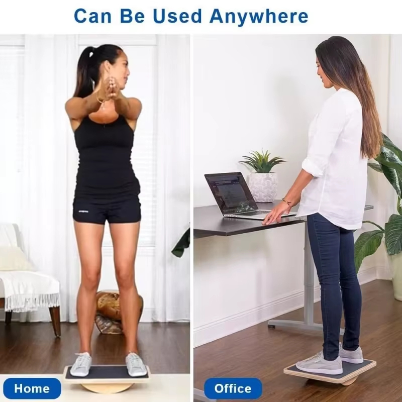 อุปกรณ์ฝึกสมดุลไม้เอนกประสงค์ส - Yoga Fitness Trainer บทวิจารณ์และราคา