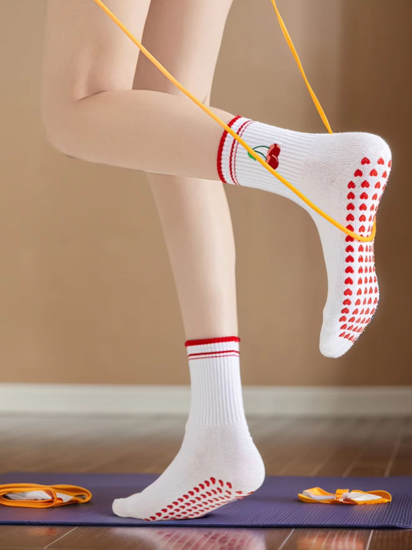 1 คู่ถุงเท้าโยคะมืออาชีพสำหรับ - Yoga Of Fitness บทวิจารณ์และราคา