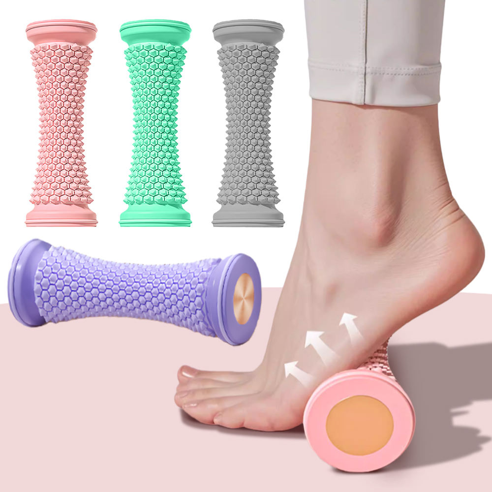 ลูกกลิ้งนวดเท้าสำหรับบรรเทาอาก - Yoga Fitness Trainer บทวิจารณ์และราคา